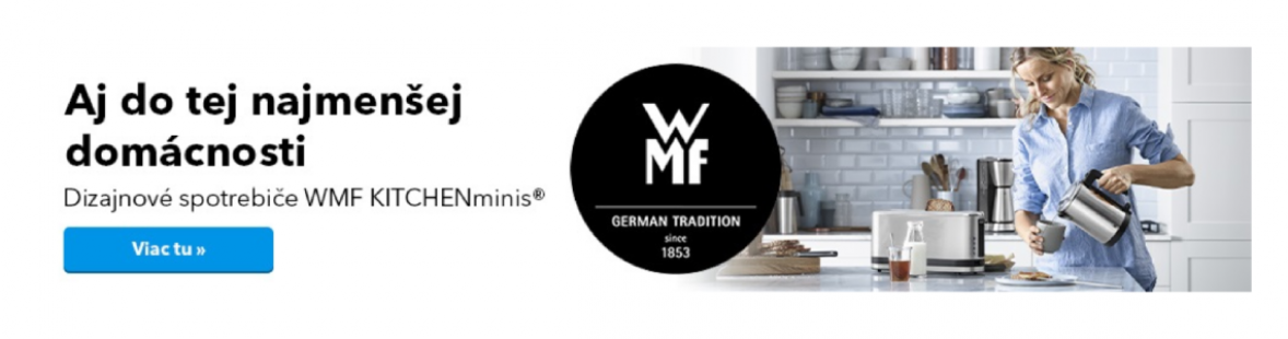 Kde zakúpiť dizajnové kuchynské spotrebiče nemeckej značky WMF